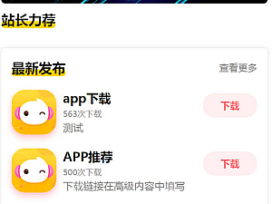 【网站源码】APP导航源码